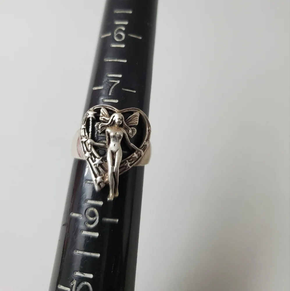 Seductive Celestial Enchantress Sterling Silver 925 Ring